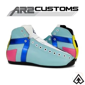 Antik AR2 Reactor Neo Plates Halo Wheels COMPLETE Roller Derby - Custom Colour Boot!