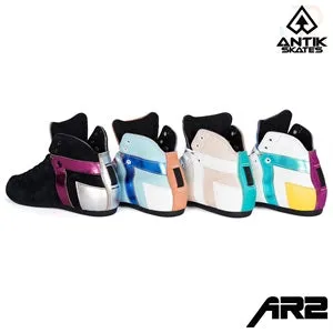 Antik AR2 Reactor Neo Plates Halo Wheels COMPLETE Roller Derby - Custom Colour Boot!