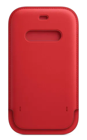 Apple iPhone 12 and 12 Pro Leather Sleeve with MagSafe - (Product) RED