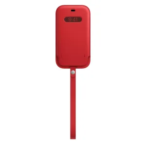 Apple iPhone 12 Mini Leather Sleeve with MagSafe - (Product) RED