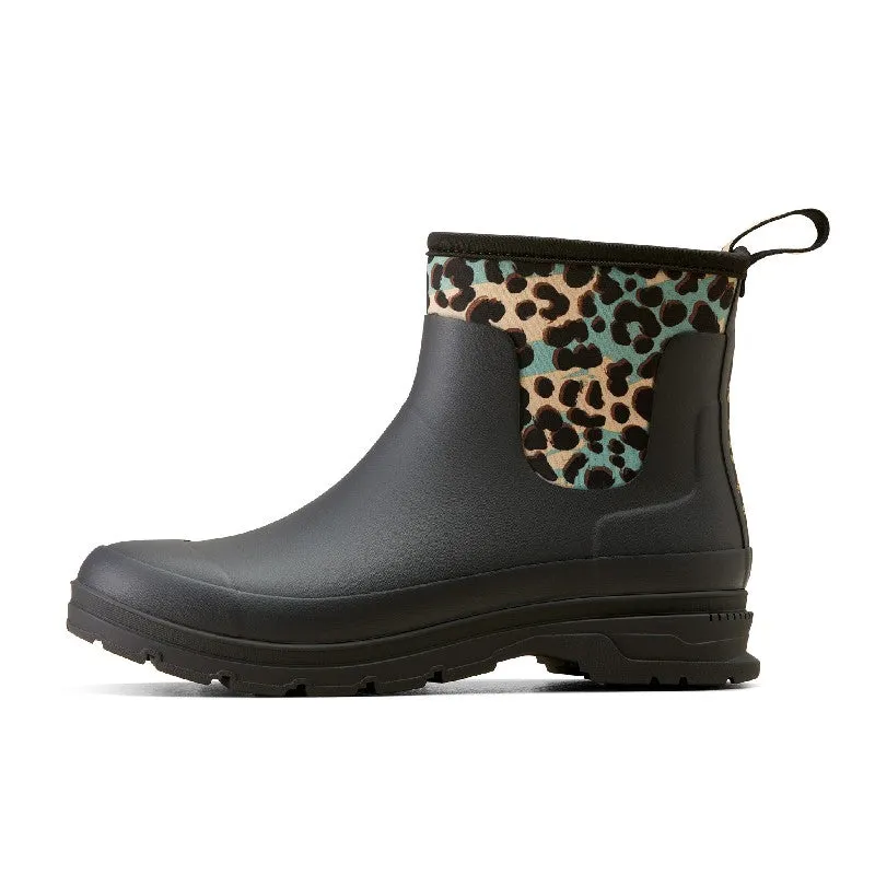 Ariat Kelmarsh Shortie Waterproof Ladies Wellington Boot - Leopard Camo