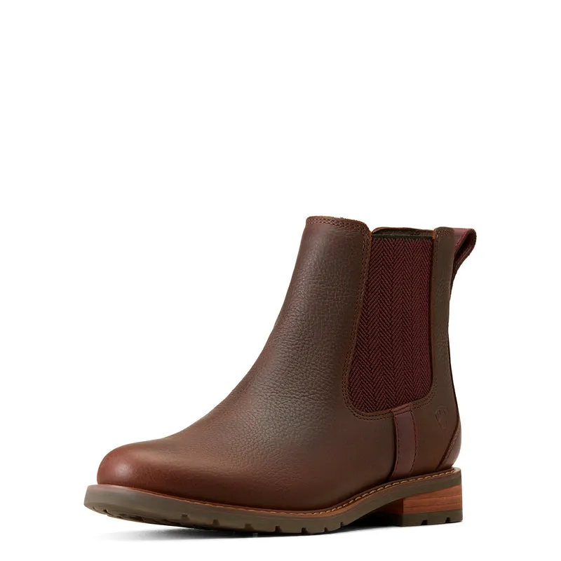 Ariat Wexford Waterproof Ladies Chelsea Boot - Dark Brown