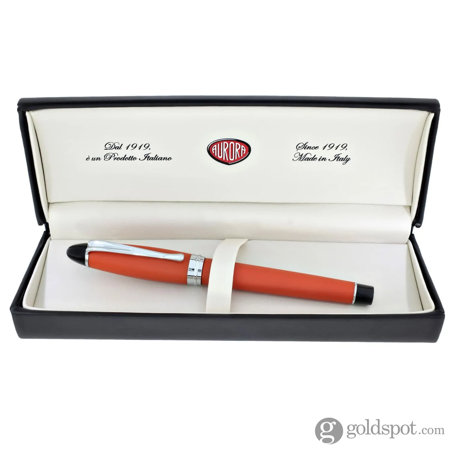 Aurora Ipsilon Satin Fountain Pen in Orange