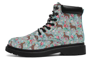 Australian Kelpie Flower Classic Vibe Boots