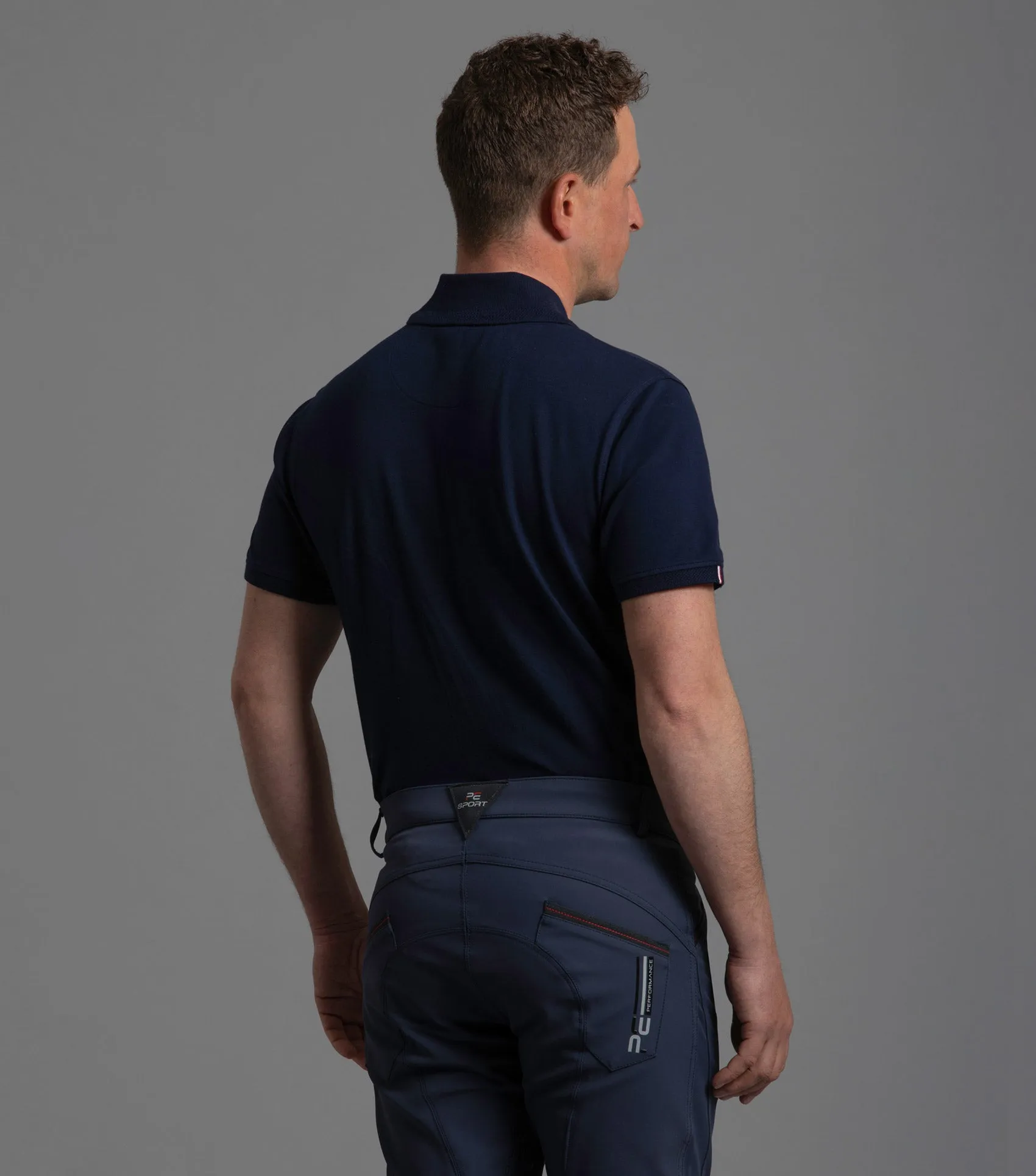 Barusso Men's Gel Knee Breeches Navy