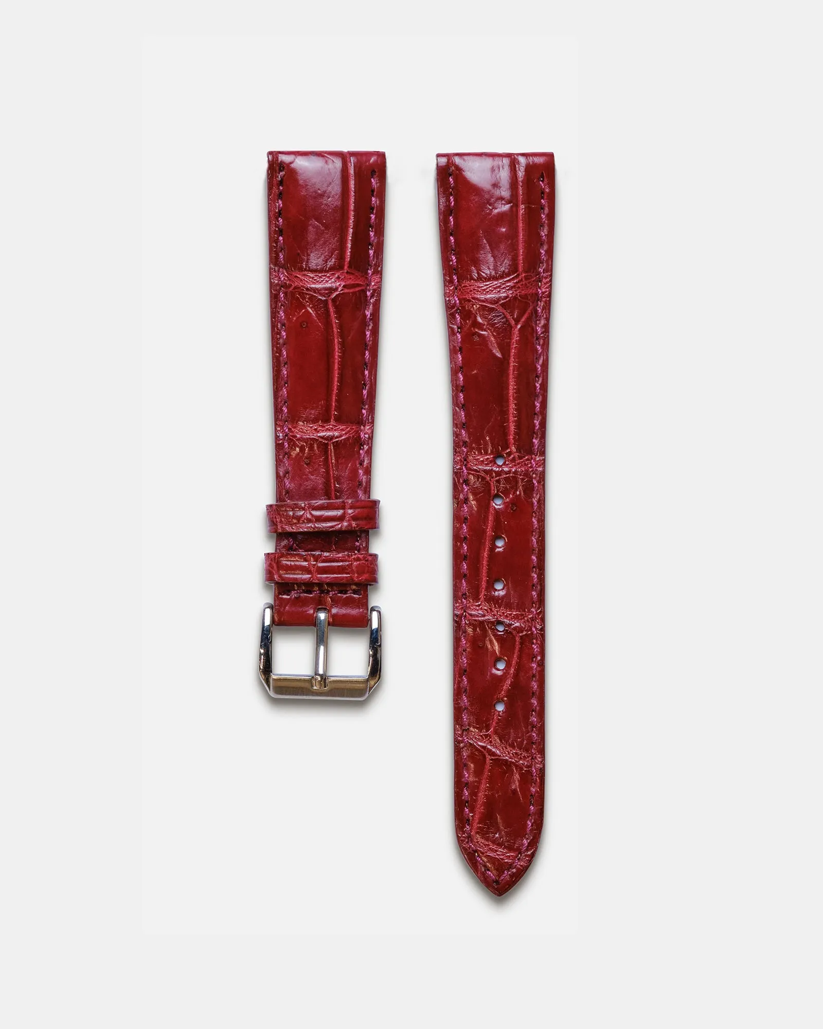 Burgandy Watch Strap - Padded