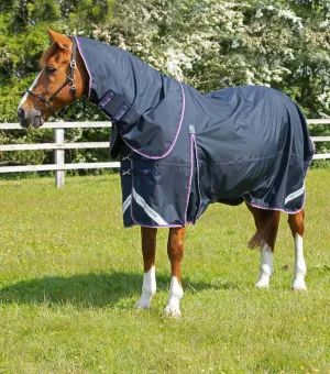 Buster 70g Turnout Rug with Classic Neck Cover Navy