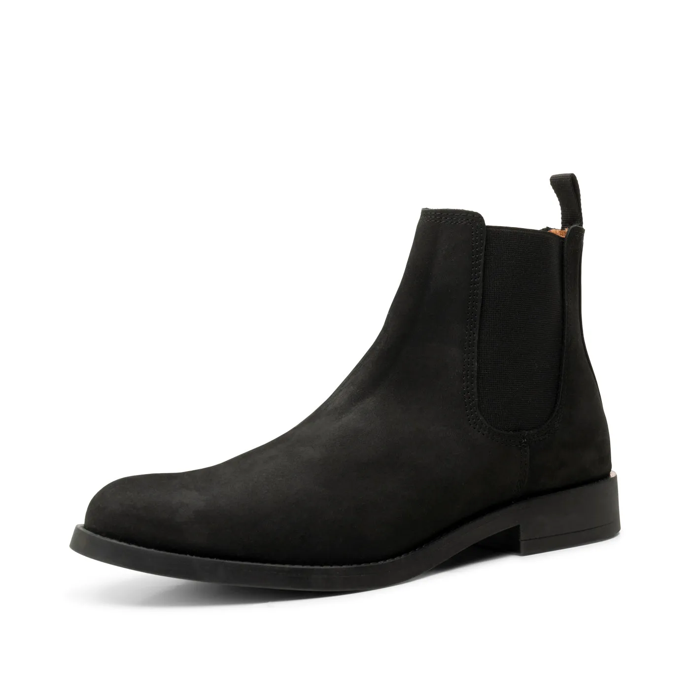 Charles chelsea boot leather - BLACK