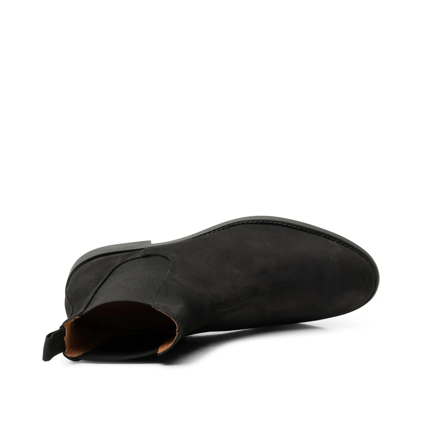 Charles chelsea boot leather - BLACK