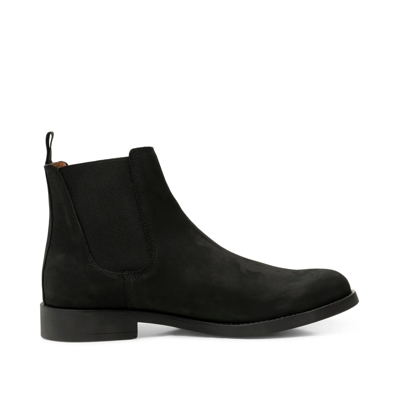 Charles chelsea boot leather - BLACK