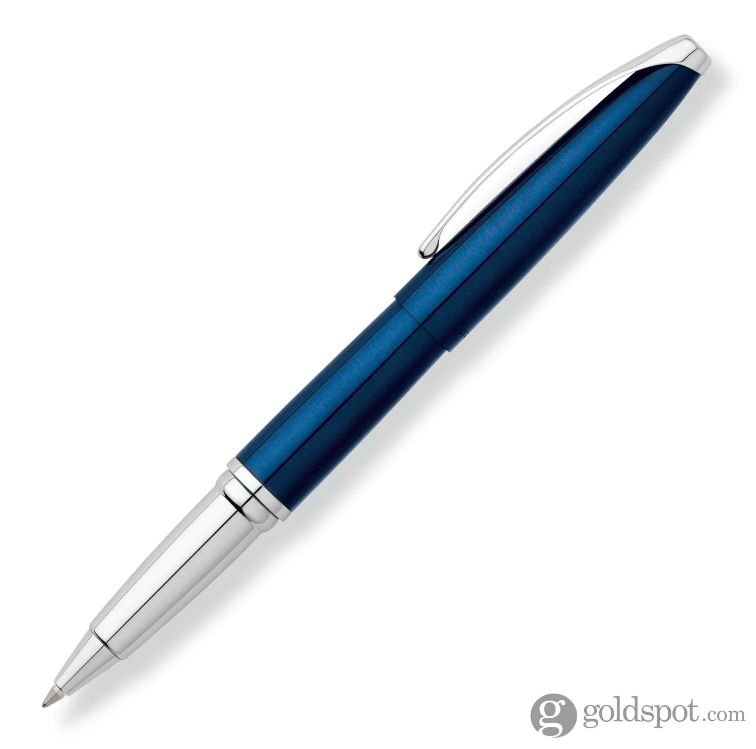 Cross ATX Selectip Rollerball Pen in Translucent Blue Lacquer