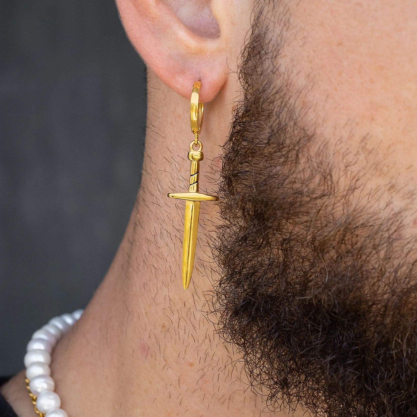 Dagger Earring (Gold)