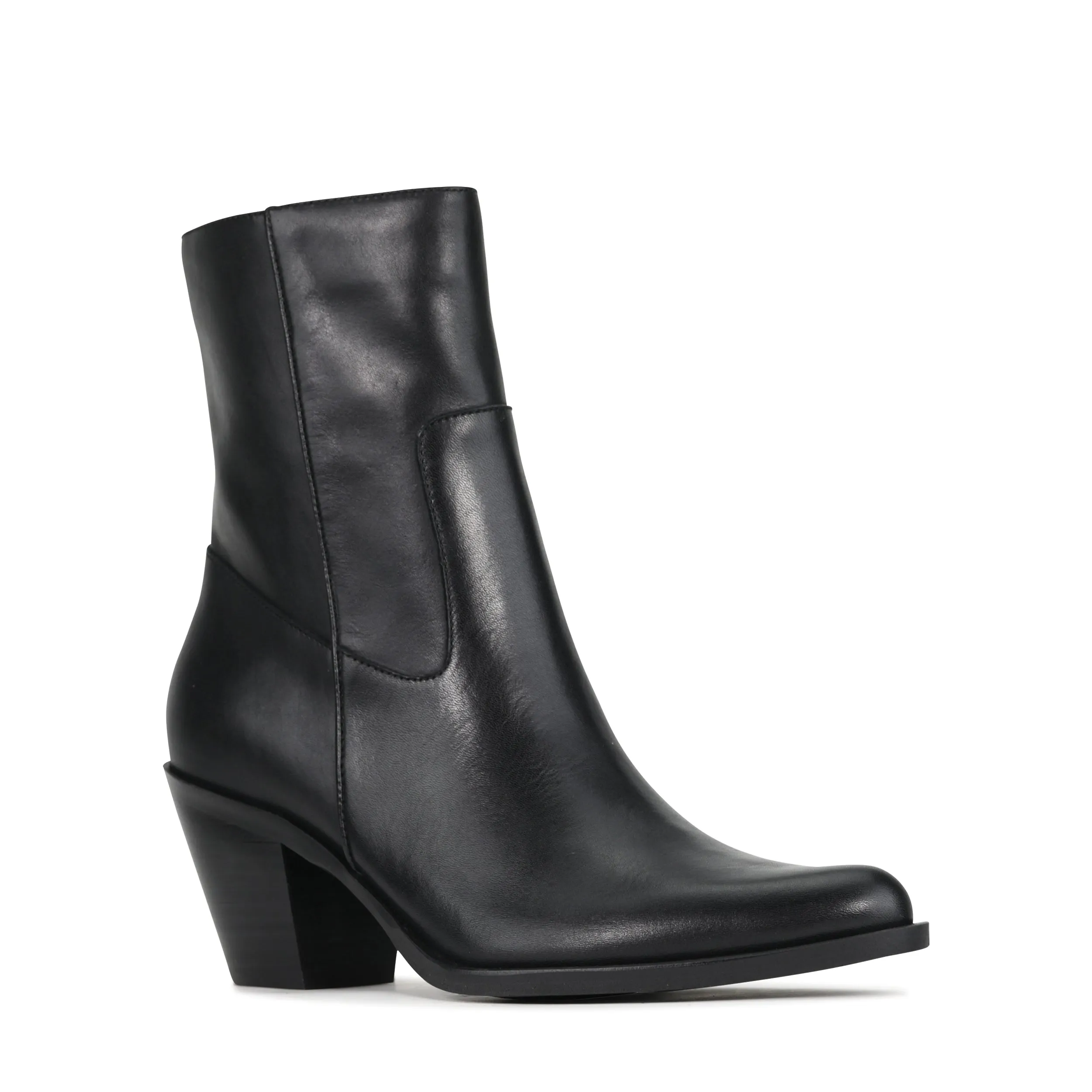 ELLEN LEATHER ARCHIVE ANKLE BOOT