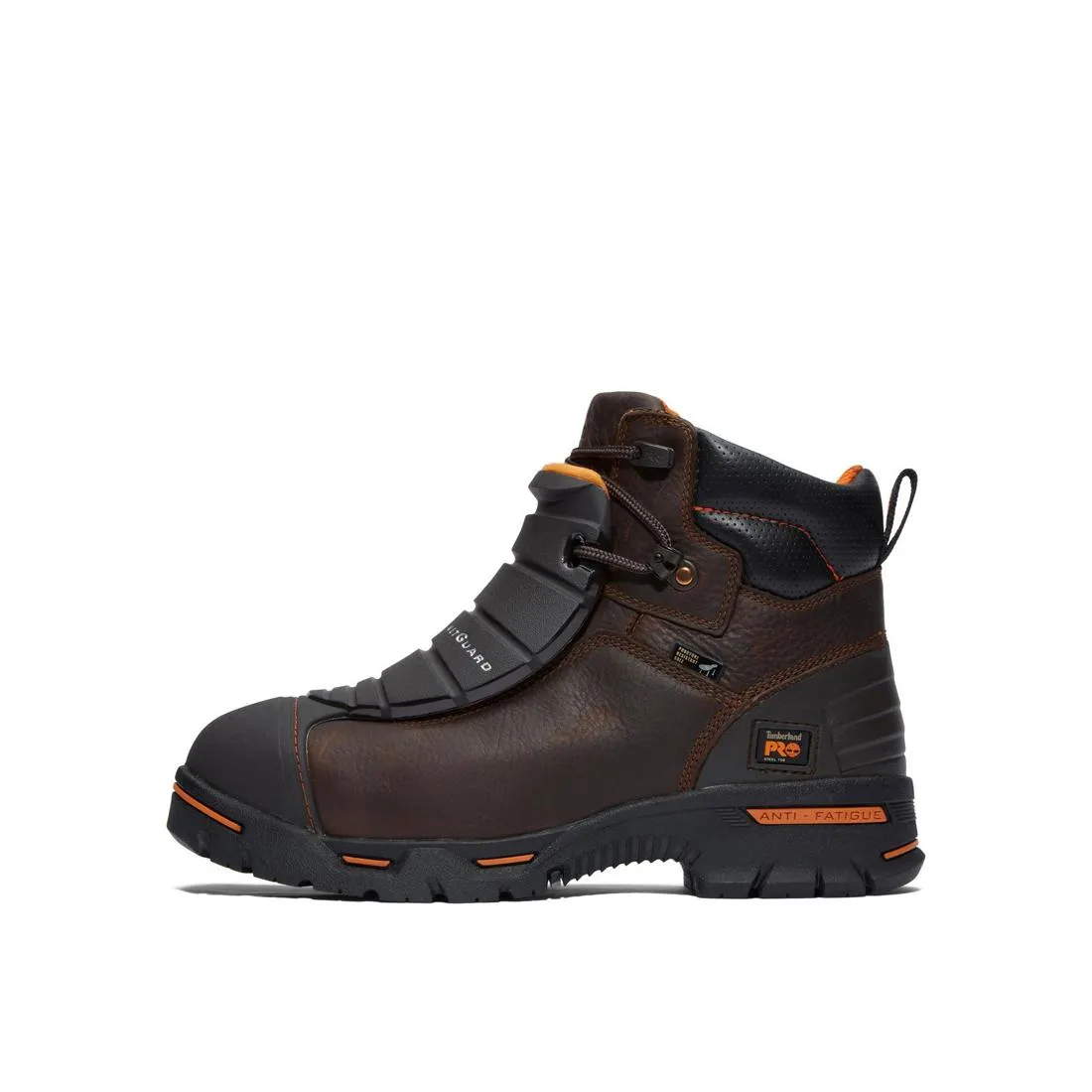 Endurance 6 Inch Steel-Toe PR Met Guard Work Boot Brown