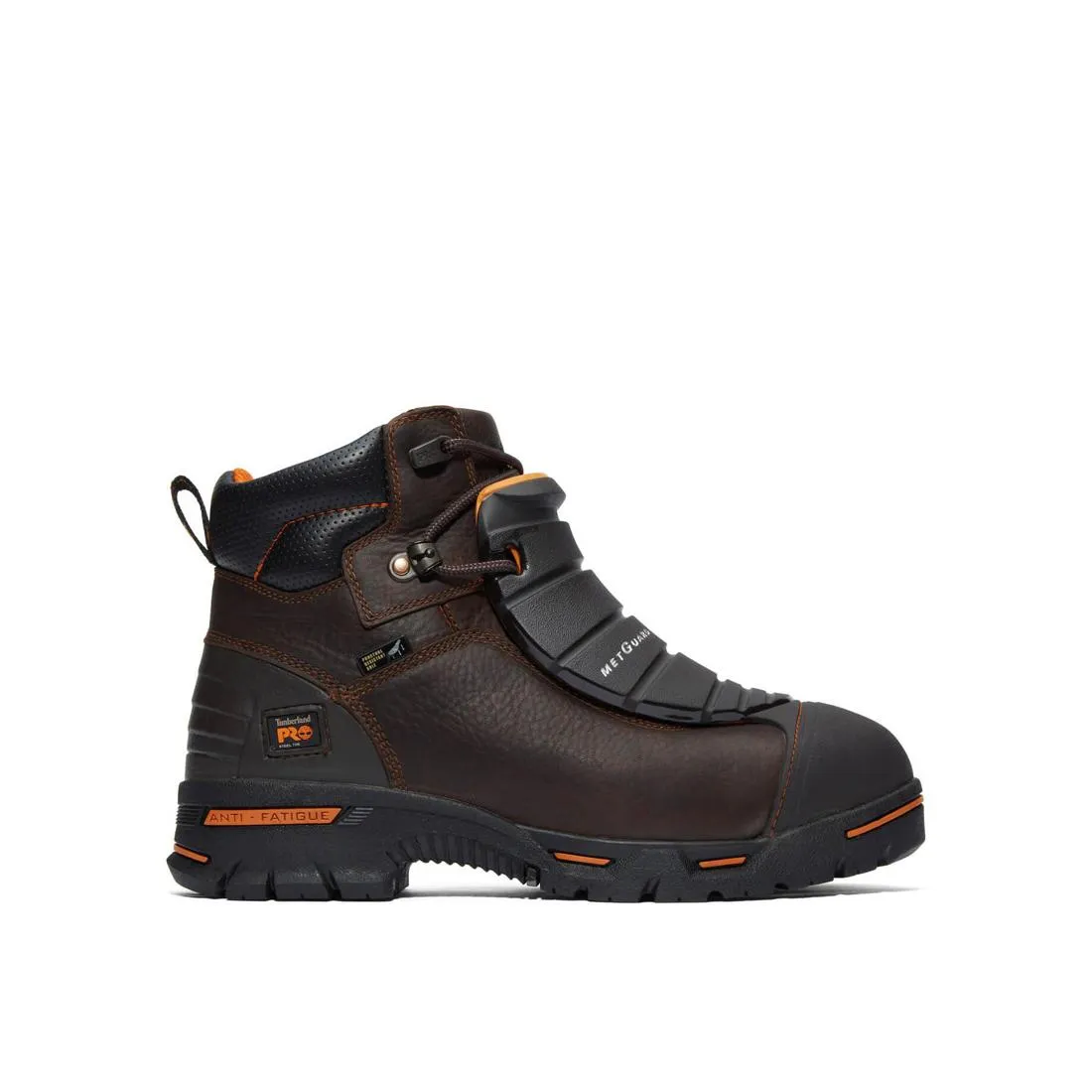 Endurance 6 Inch Steel-Toe PR Met Guard Work Boot Brown