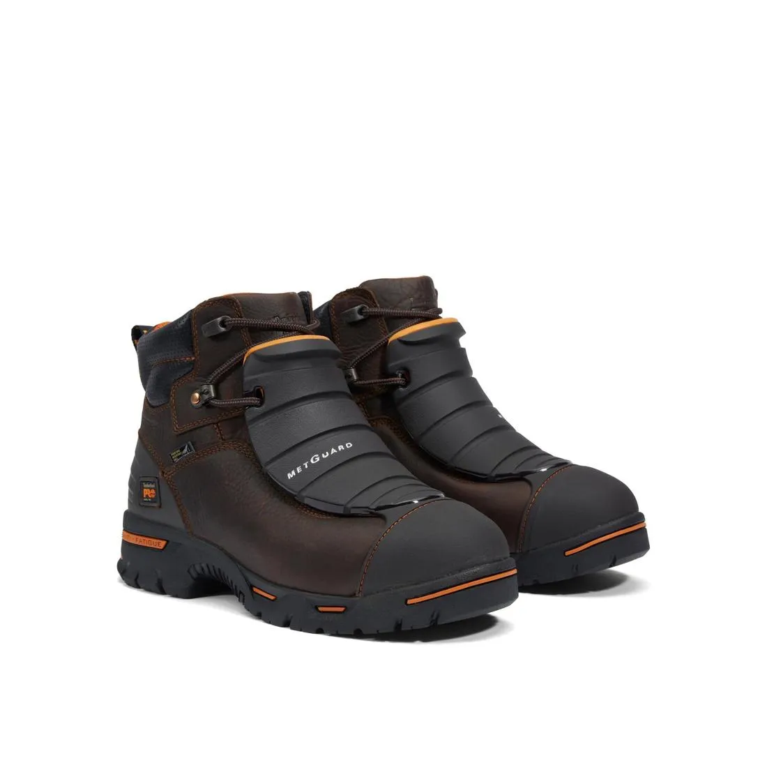 Endurance 6 Inch Steel-Toe PR Met Guard Work Boot Brown