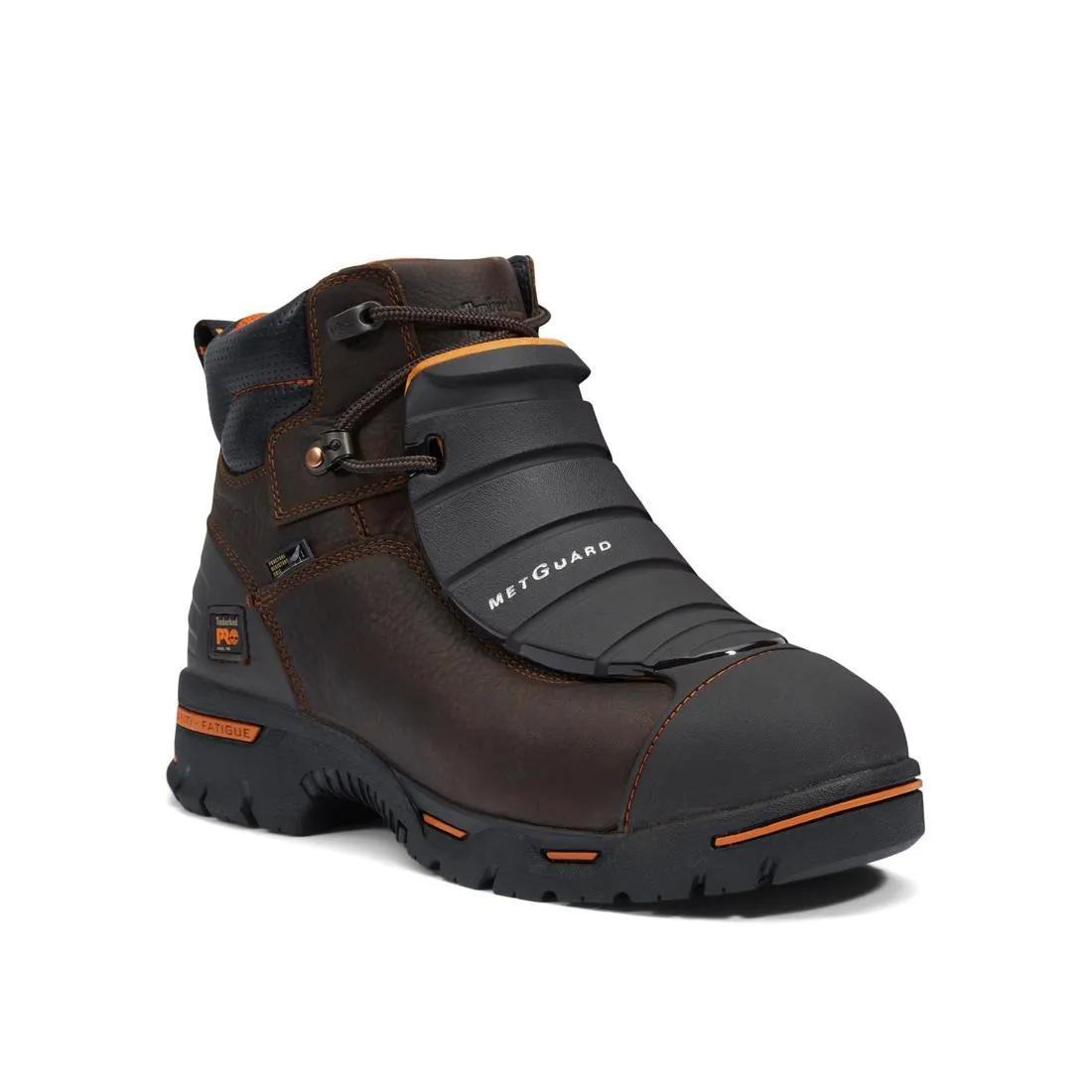 Endurance 6 Inch Steel-Toe PR Met Guard Work Boot Brown