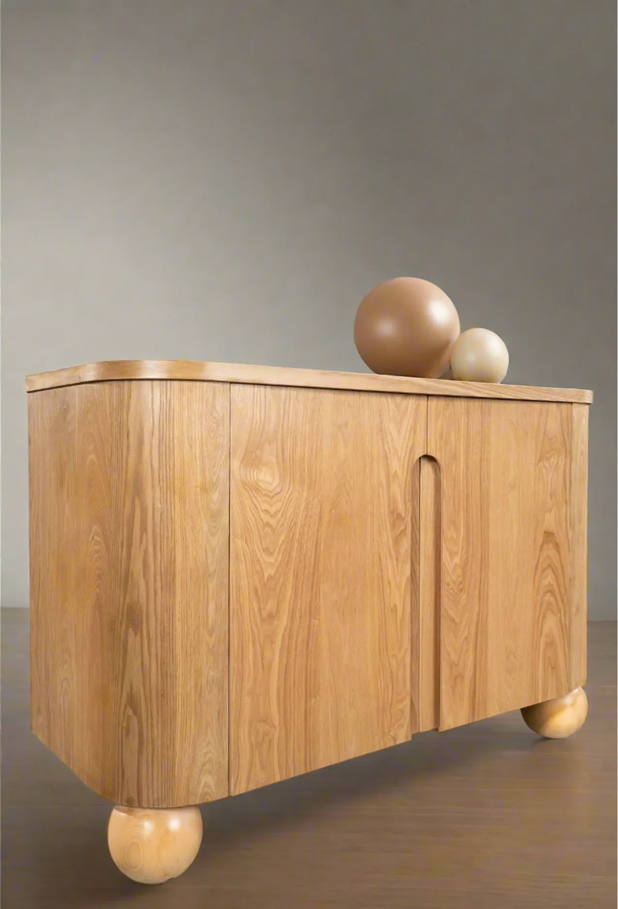 Flamm Accent Cabinet with Ball Feet