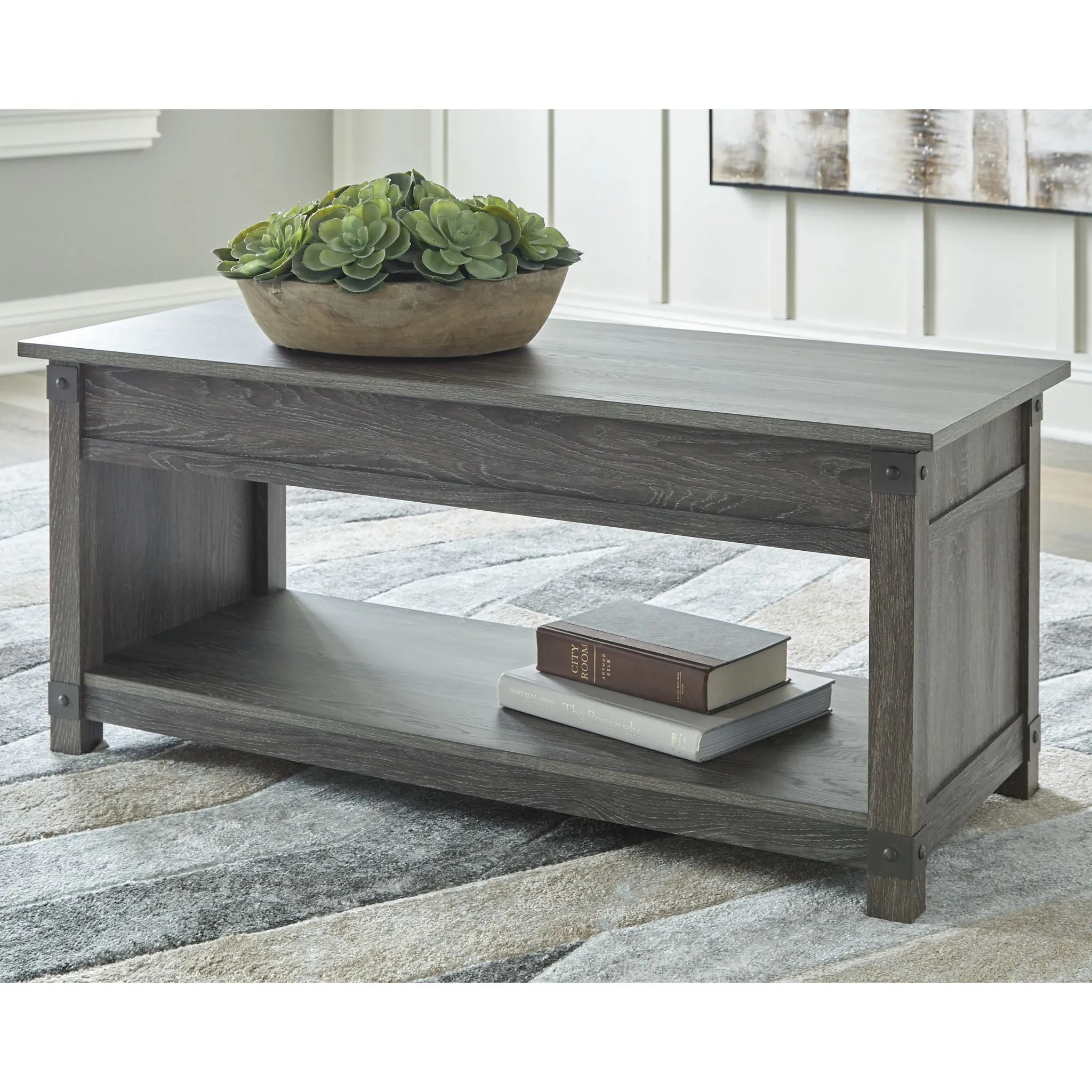 Freedan Rect Lift Top Coffee Table