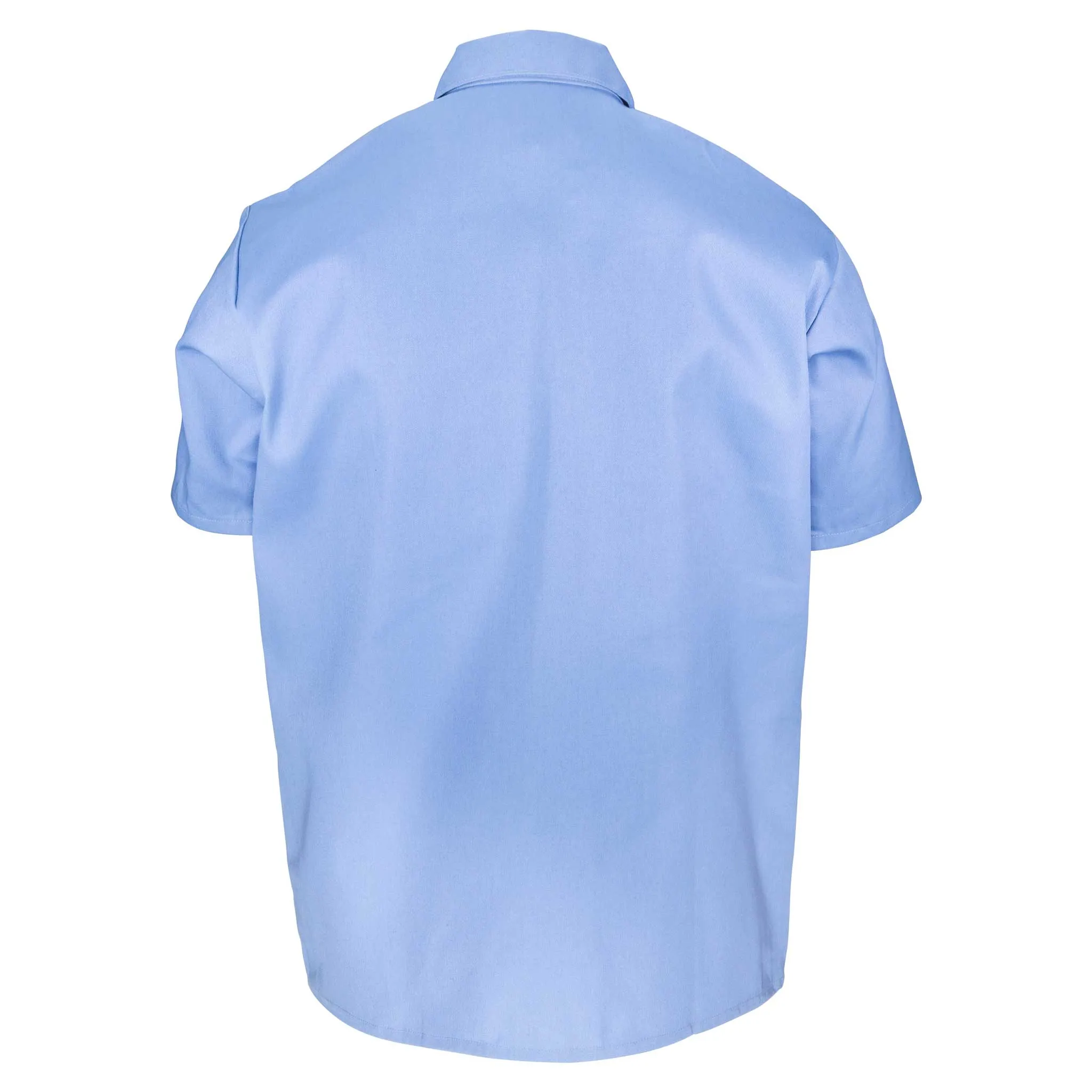 Half Zip Short Sleeve Light Blue