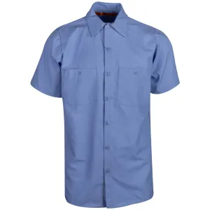 Industrial Work Shirt Petrol Blue