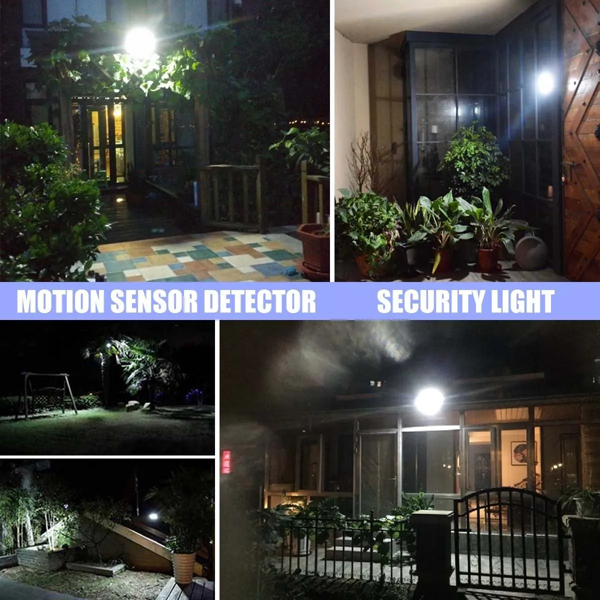 IP65 Outdoor Pearl Eye Stylish LED PIR Flood Lights