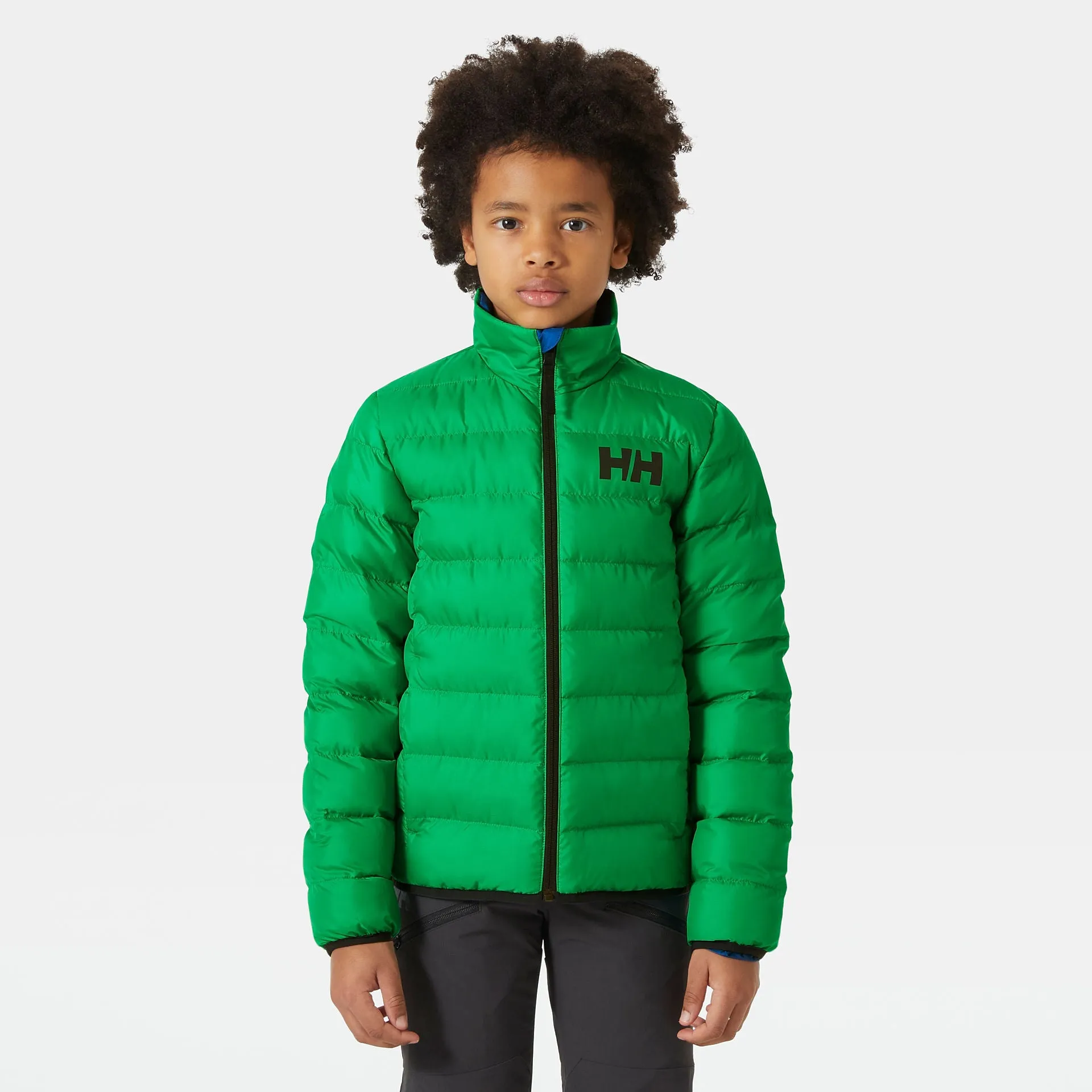 JUNIOR MARKA INSULATOR JACKET - BRIGHT GREEN - AGES 12 TO 14