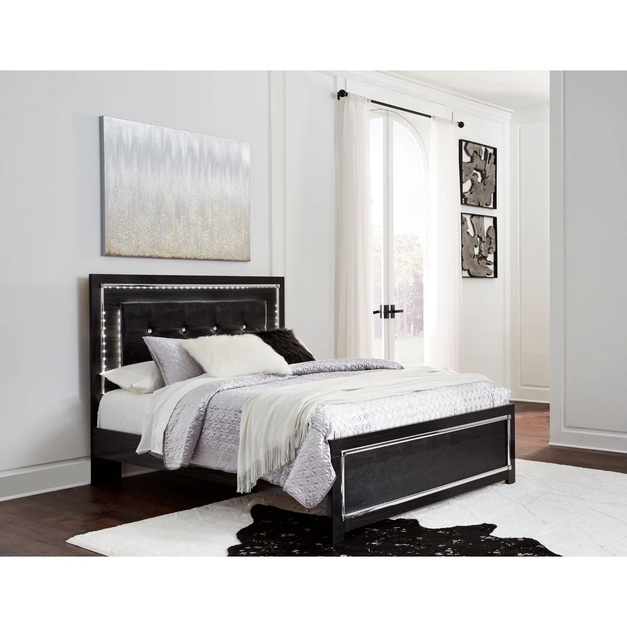 Kaydell 3 Piece Queen Panel Bed