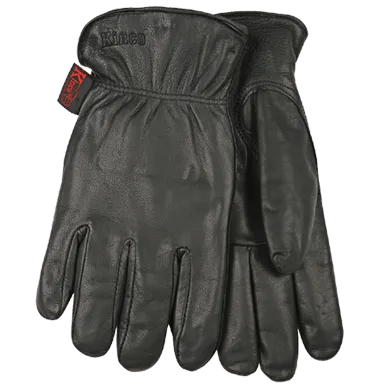 Kinco 93HK Lined Grain Goatskin Black Drivers Gloves (one dozen)