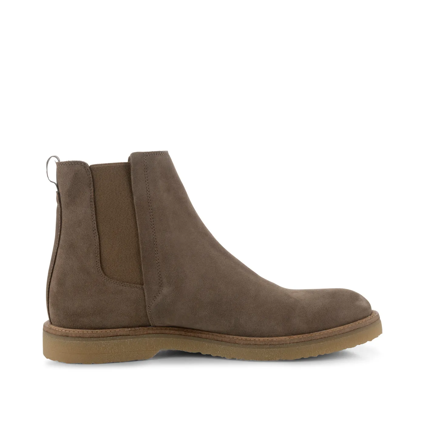 Kip chelsea boot suede - TAUPE