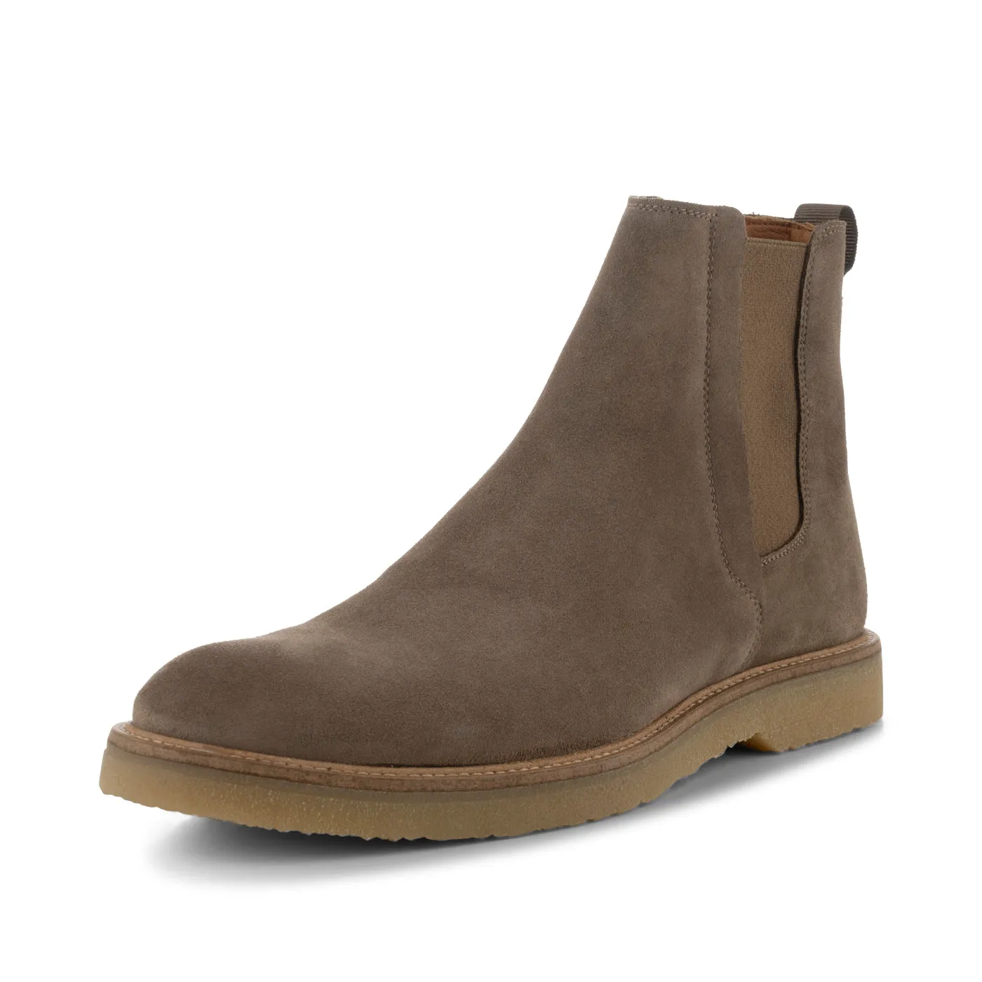 Kip chelsea boot suede - TAUPE