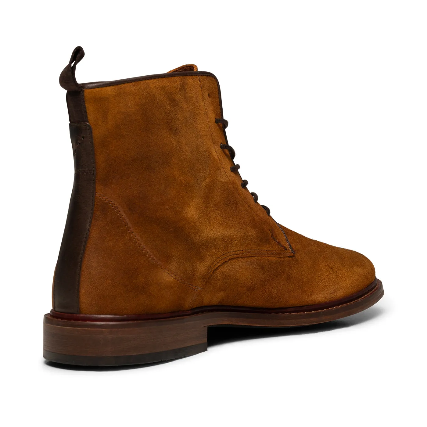 Ned Boot Waxed Suede - TAN