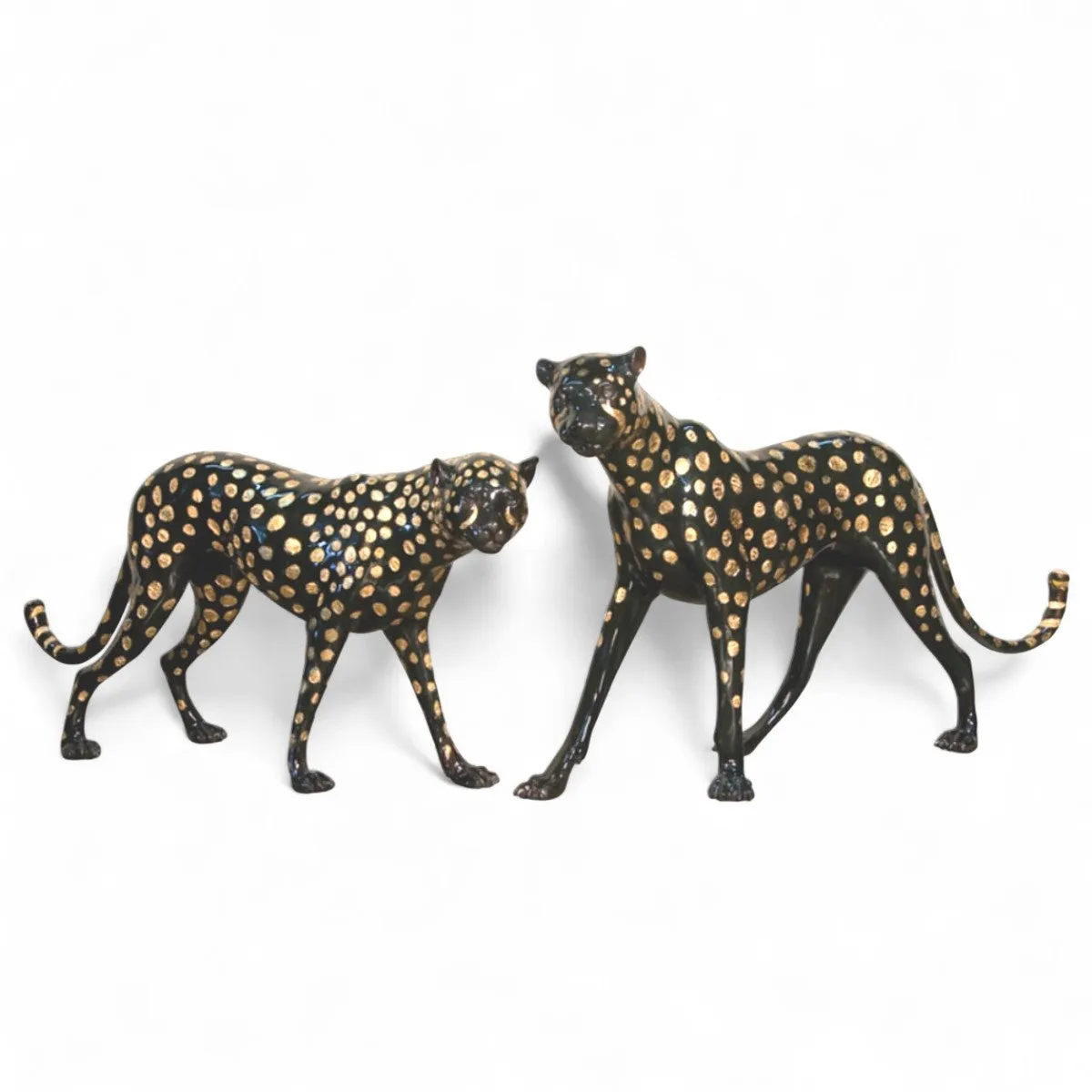 Pair of Standing Cheetahs