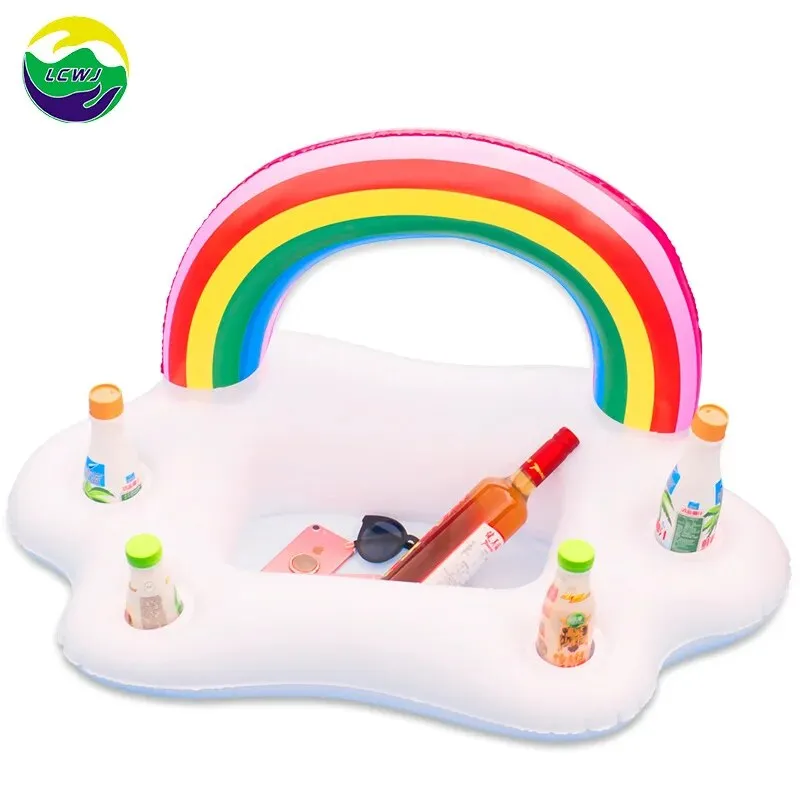 Rainbow Ripple Drink Raft