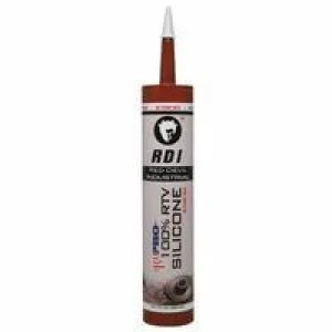 Red Devil 0809/OI RD PRO Heat Resistant RTV Sealants, 10.1 oz Cartridge, Red (12 Cartridges)