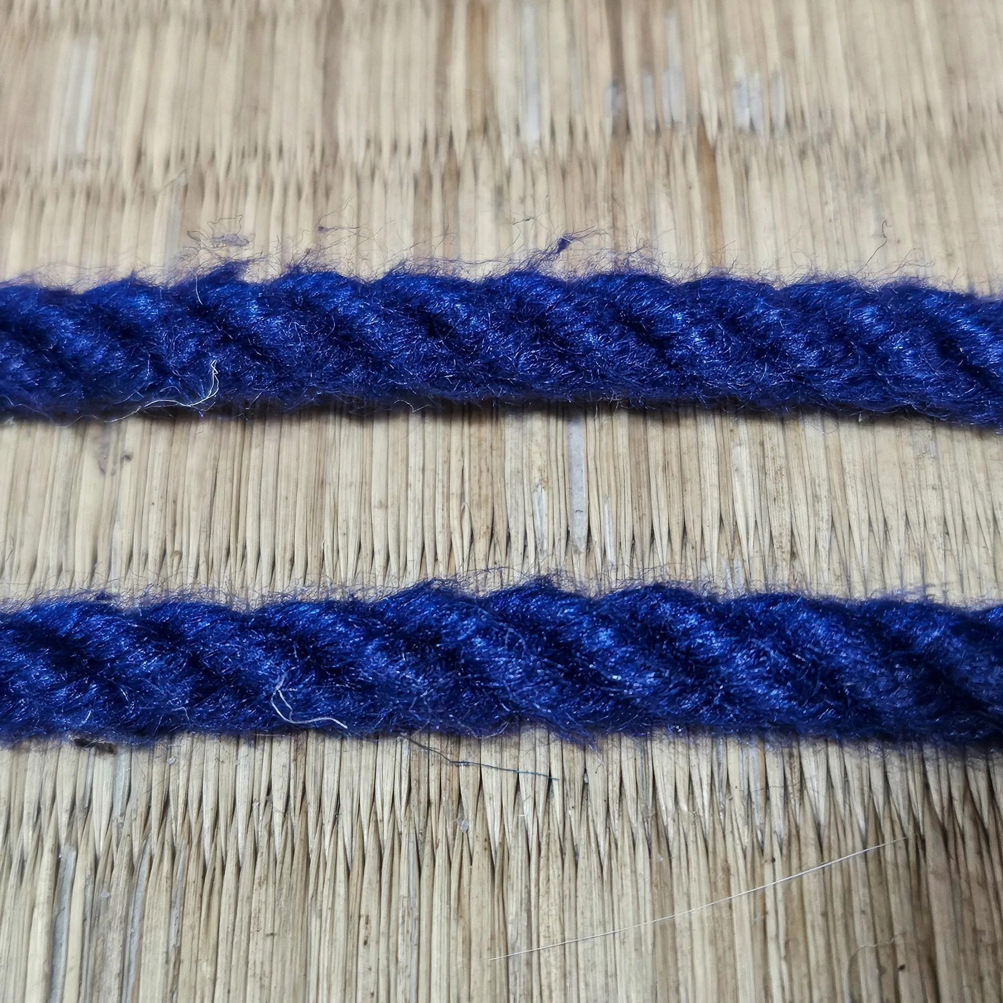 Luxurious Regal Blue Mulberry Silk Bondage Rope for Enhanced Play