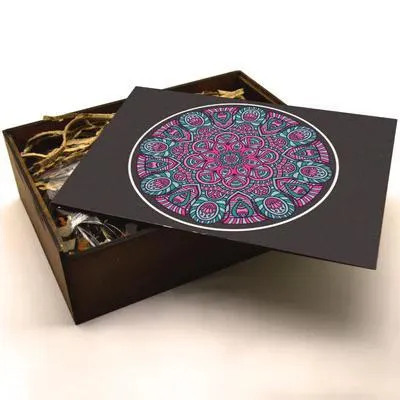 Round Wooden Mandala Puzzle "ORIGIN"