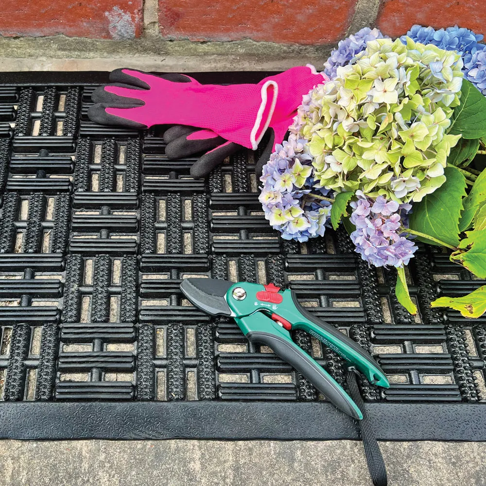 Rubber Cross Hatch Door Mat