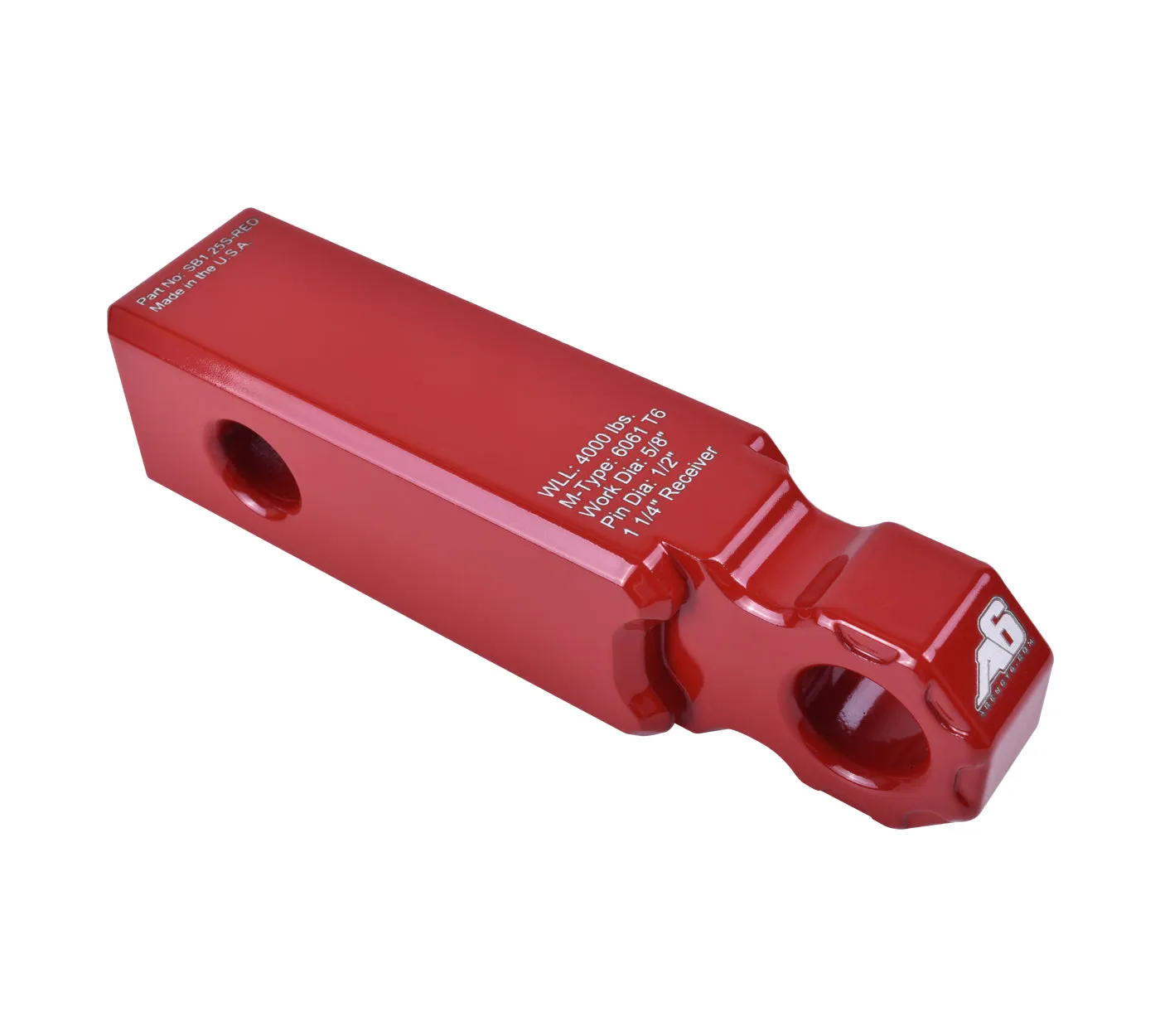 Shackle Block 1.25" Assembly - Red