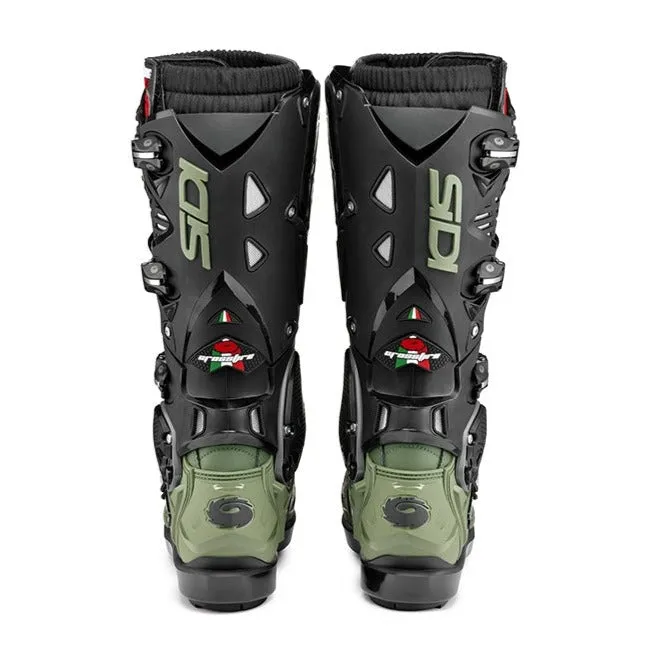 Sidi Crossfire 3 SRS Army Black Motocross Boots