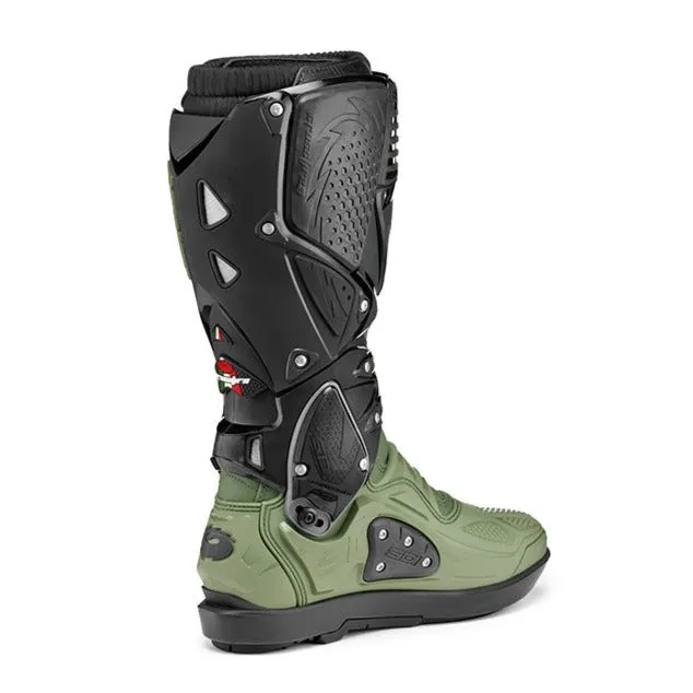 Sidi Crossfire 3 SRS Army Black Motocross Boots