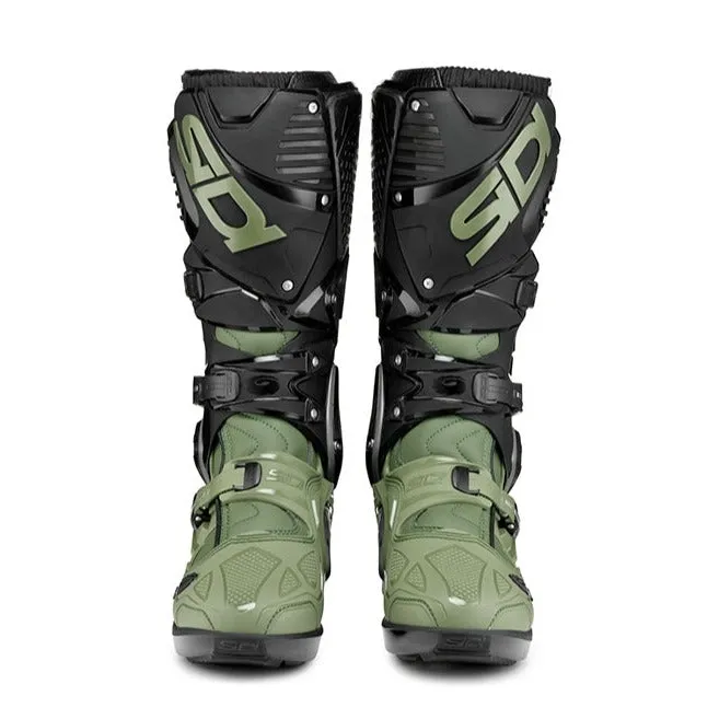 Sidi Crossfire 3 SRS Army Black Motocross Boots