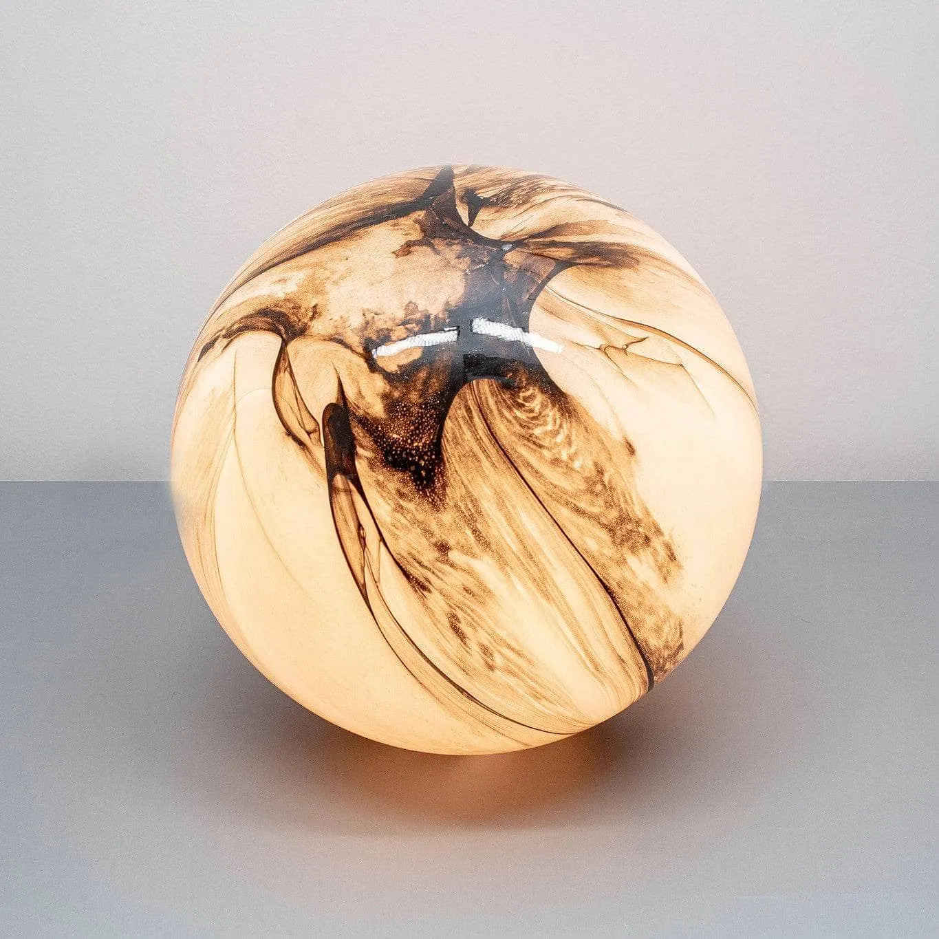 Silk Agate Table Lamp - 28cm