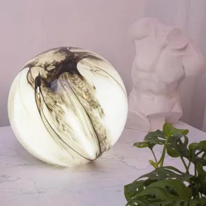 Silk Agate Table Lamp - 28cm