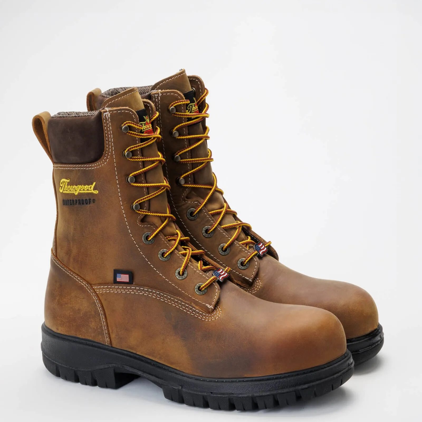 Thorogood Men's - 8" Genesis Series Waterproof Work Boots - Nano Safety Toe