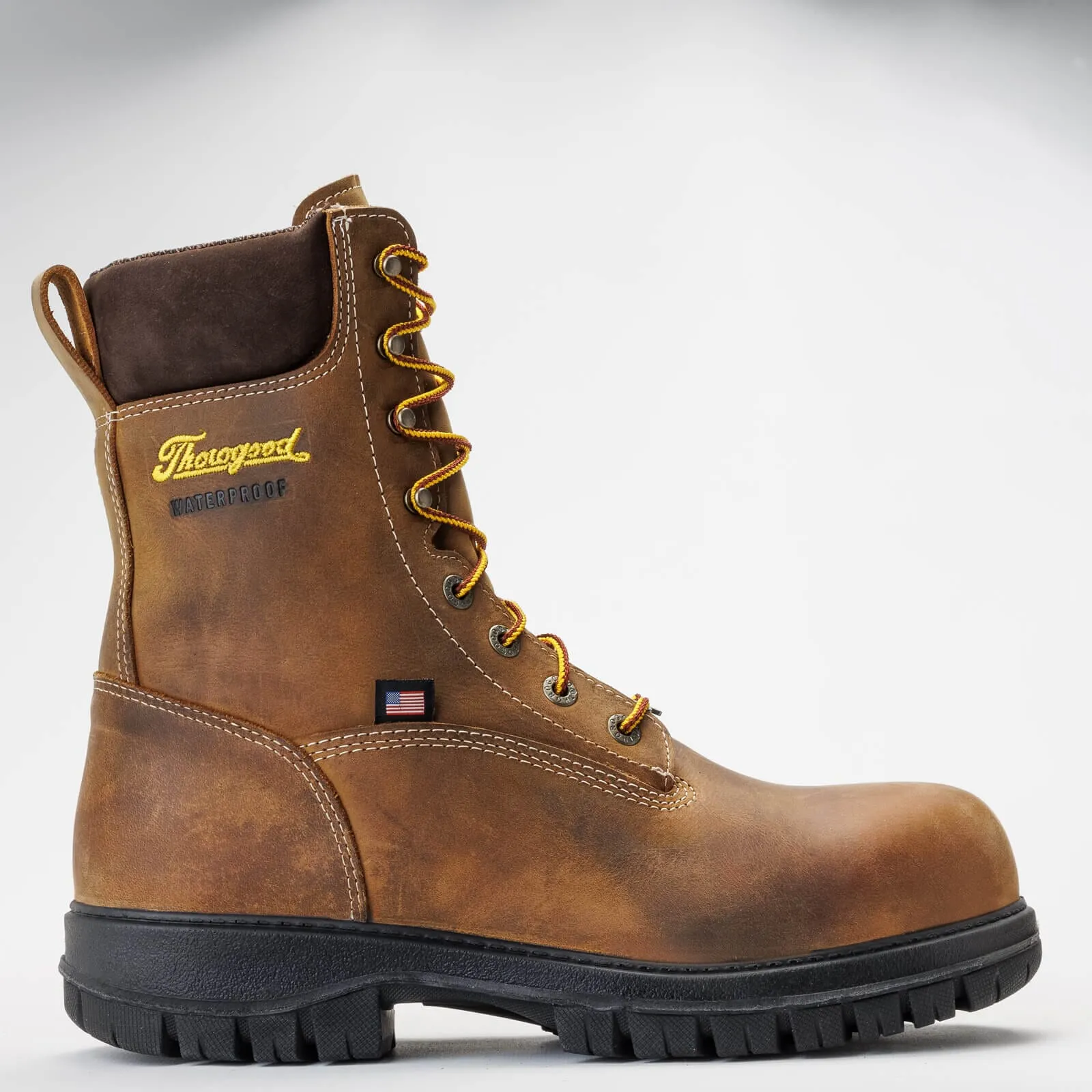 Thorogood Men's - 8" Genesis Series Waterproof Work Boots - Nano Safety Toe