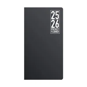 Trends International Classic Black 2025-2026 Pocket Planner