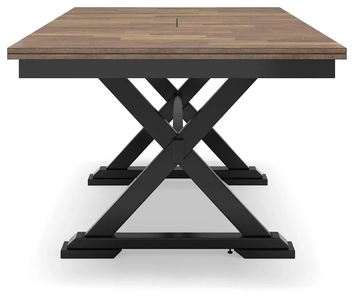 Wildenauer - Brown / Black - Rectangular Dining Extension Table